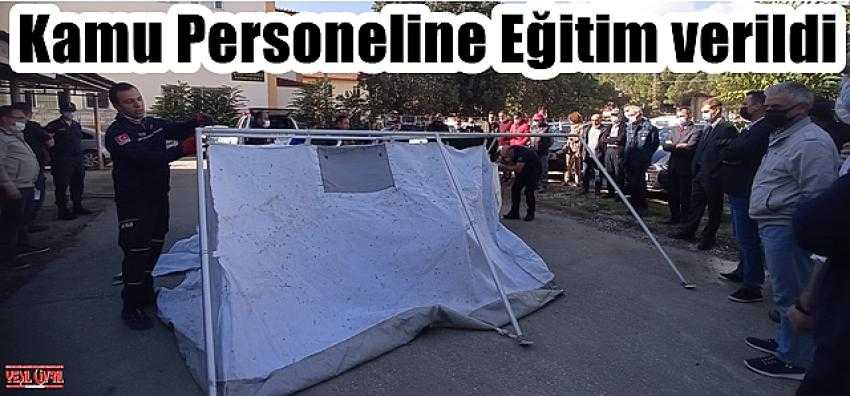 AFAD ÇİVRİL’DE ÇADIR KURMA EĞİTİMİ VERDİ