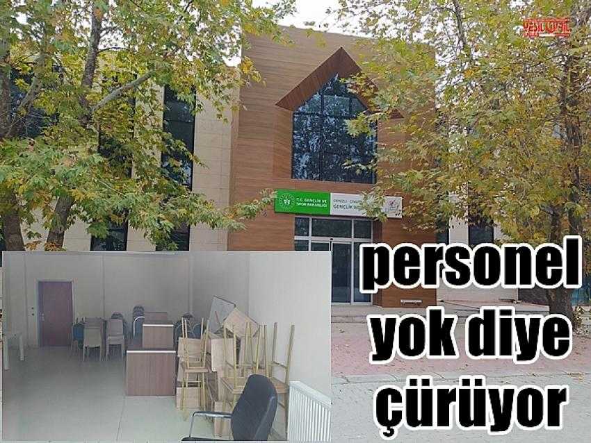 MİLYONLUK TESİS PERSONEL YOK DİYE ÇÜRÜMEYE TERK EDİLDİ