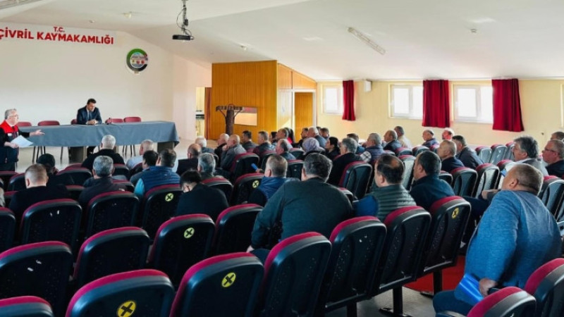 Çivril Kaymakam Muhtarlarla TÜKAS Toplantısı Yaptı
