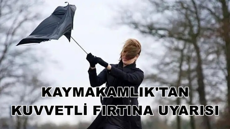 Çivril'de Çatı Uçması ve Ağaç Devrilmesine Karşı Flaş Uyarı