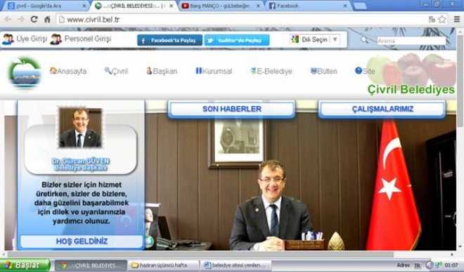Çivril Belediyesi İnternet sitesi yenilendi