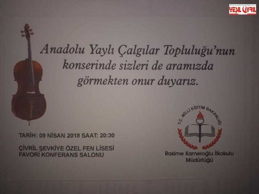 SENFONİ ORKESTRASINDAN KONSER
