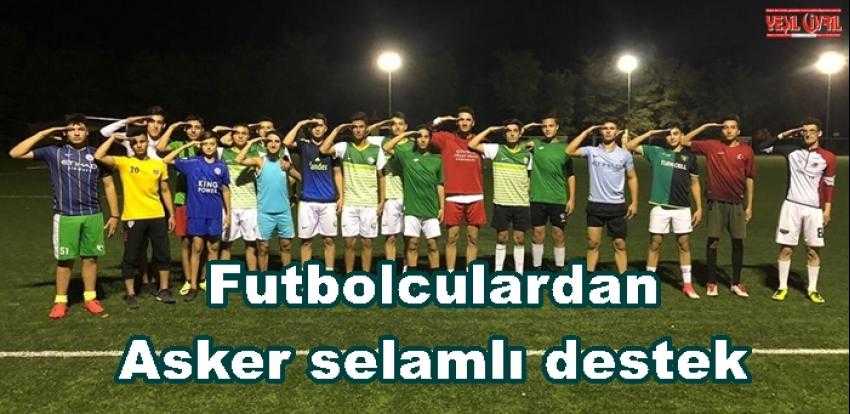 YEŞİL ÇİVRİL SPORLU FUTBOLCULARDAN ASKER SELAMI
