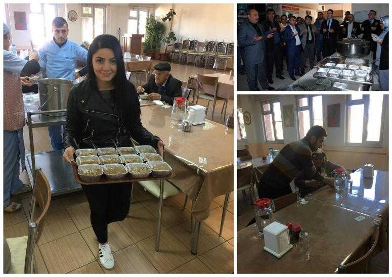 HASTANE VE HUZUREVİNDE AŞURE DAĞITTILAR