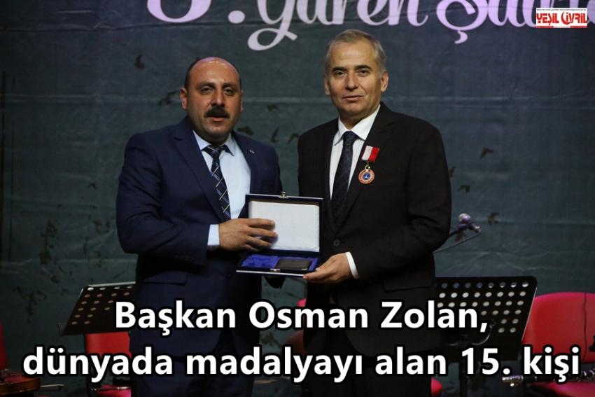 BAŞKAN OSMAN ZOLAN’A BÜYÜK ONUR