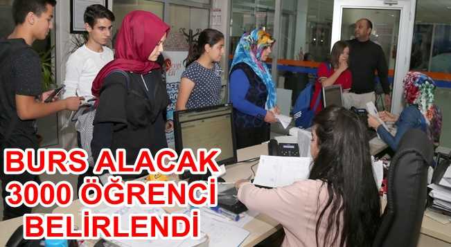 BÜYÜK ŞEHİR BURS SONUÇLARI AÇIKLANDI