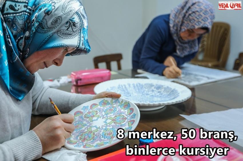 BÜYÜKŞEHİR İLE TÜRK EL SANATLARI YAŞATILIYOR