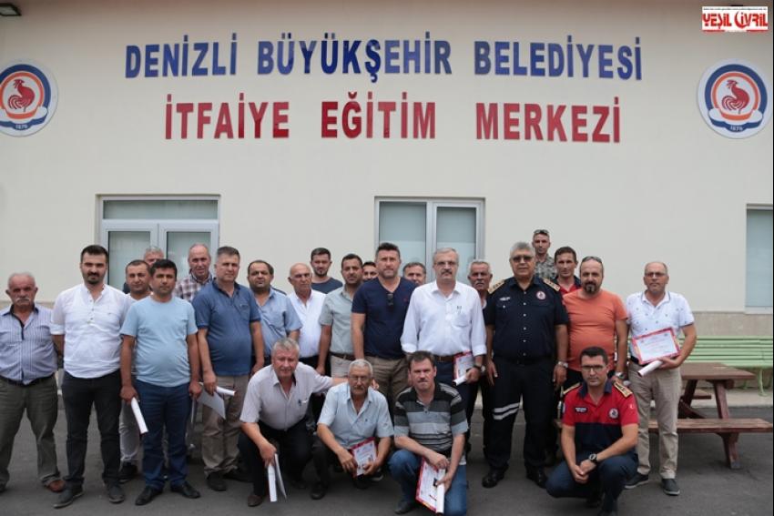 İTFAİYE’DEN ŞOFÖRLERE YANGIN EĞİTİMİ