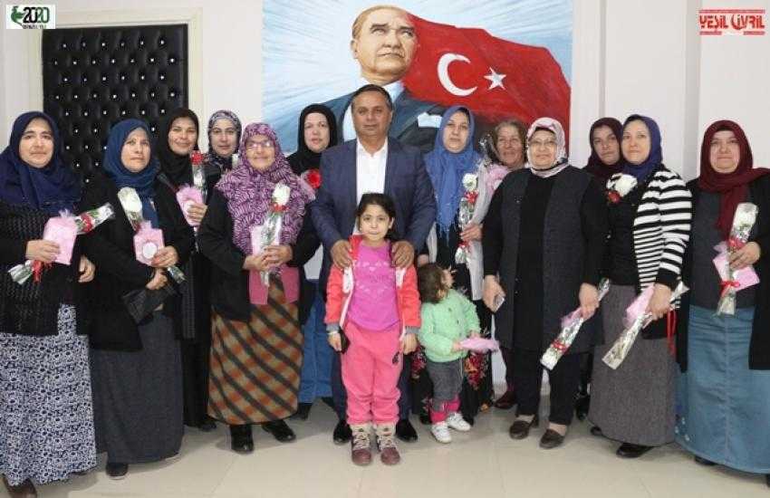 ASKER ANNELERİ KADINLAR GÜNÜNDE BİR ARAYA GELDİ.