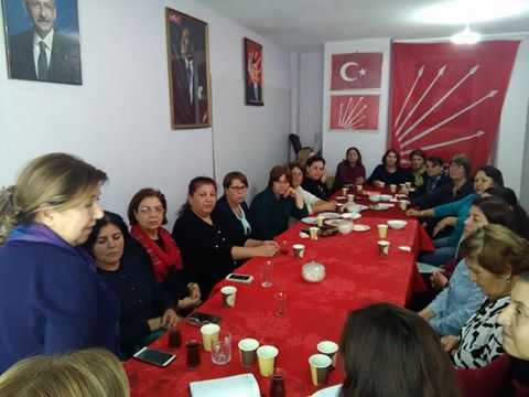 CHP KADIN KOLLARI BAŞKANI ÇİVRİL’İ ZİYARET ETTİ