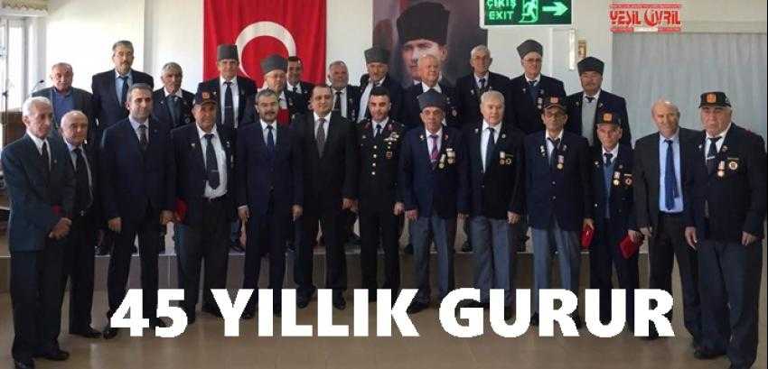 ÇİVRİLLİ GAZİLER MADALYALARINA KAVUŞTU