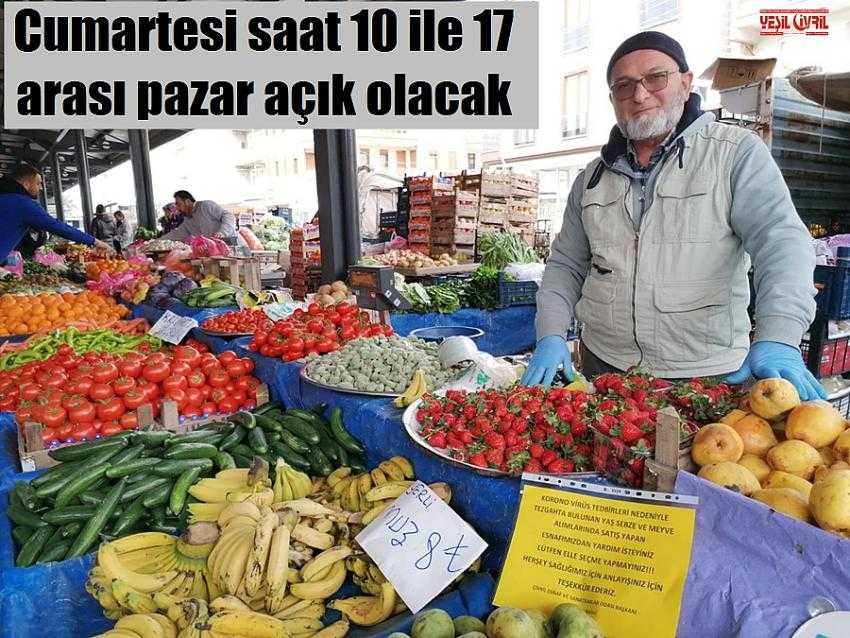 CUMARTESİ PAZARYERİ AÇIK
