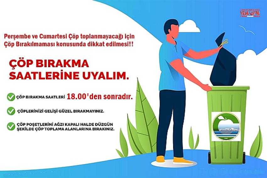 ÇİVRİL’DE ÇÖP ÇIKARMA SAATLERİ BELİRLENDİ