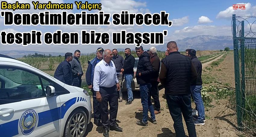 ÇİFTÇİ VE ZABITA DOLU BOMBASI ARAMAYA ÇIKTI