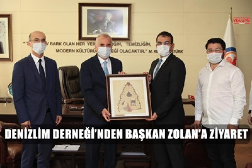 DENİZLİM DERNEĞİ’NDEN BAŞKAN ZOLAN'A ZİYARET