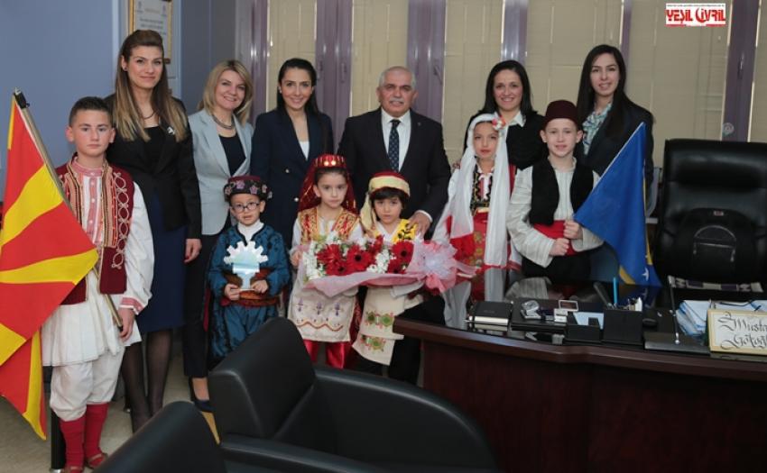 DÜNYA ÇOCUKLARINDAN BÜYÜKŞEHİR’E ZİYARET
