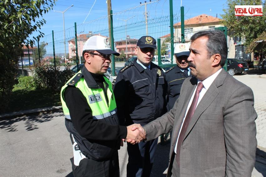 İL EMNİYET MÜDÜRÜ MEVLÜT DEMİR ÇİVRİLİ ZİYARET ETTİ.