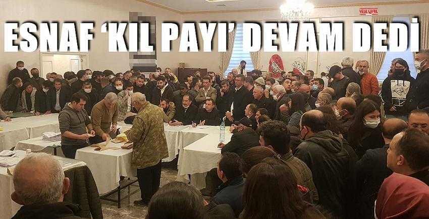 ESNAF ‘KIL PAYI’ DEVAM DEDİ