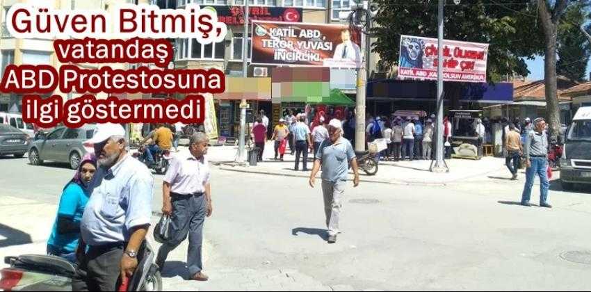 ABD PROTESTO EDİLDİ