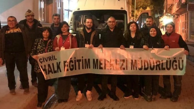 HALK EĞİTİM EĞİTMENLERİ DEPREM BÖLGESİNDE