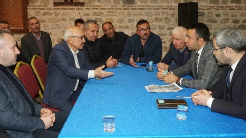 SULAMA ZAMMINA İTİRAZ EDEN MUHTARLAR TOPLANDI