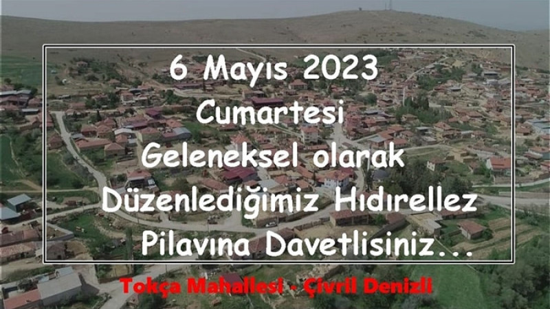 ÇİVRİL’İN EN ESKİ HIDIRELLEZ ŞENLİĞİNE DAVET