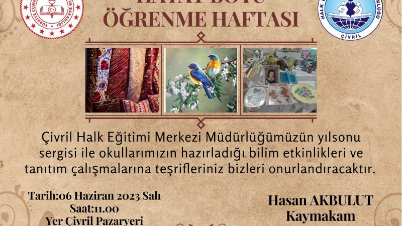 BİR YILIN EMEĞİ SERGİLENECEK