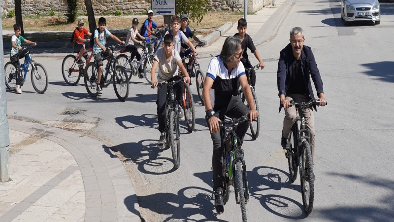 HARAKETLİLİK HAFTASINDA PEDALA BASTILAR