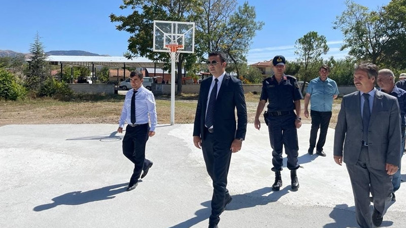 OKULUN BASKET SAHASI YENİLENDİ
