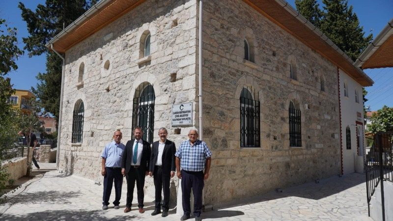 TARİHİ CAMİ RESTORE EDİLEREK YENİDEN İBADETE AÇILDI