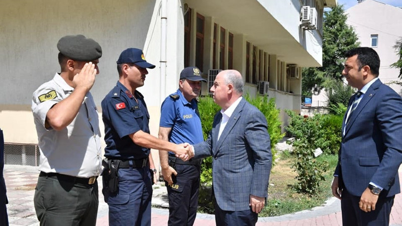 VALİ ÖMER FARUK COŞKUN ÇİVRİL’E GELDİ