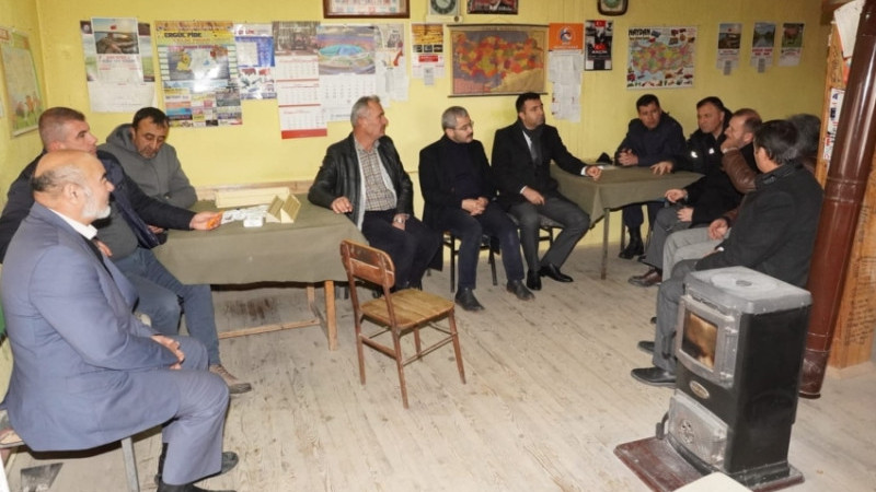 KAYMAKAM VE BELEDİYE BAŞKANI MAHALLE ZİYARETLERİNİ SÜRDÜRÜYOR