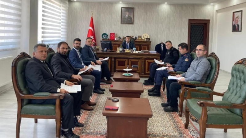 SEÇİM GÜVENLİĞİ TOPLANTISI YAPILDI
