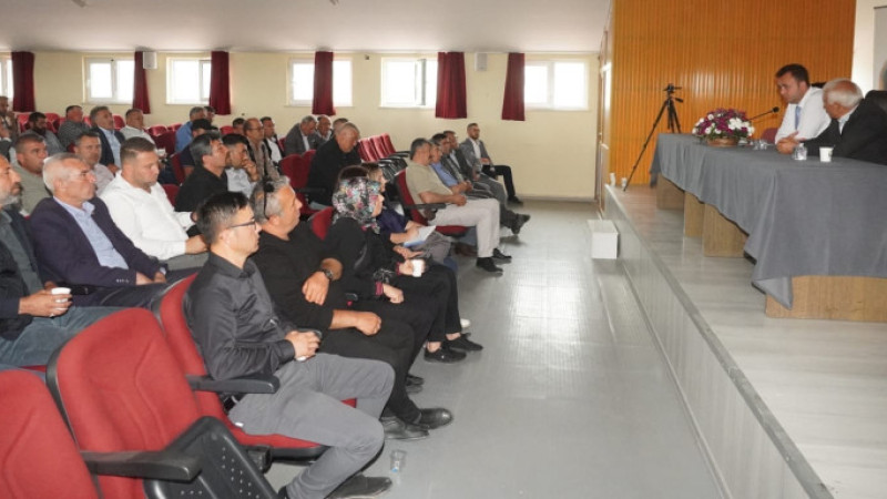 MUHTARLAR KAYMAKAM VE BAŞKANLA İLK TOPLANTILARINI YAPTI