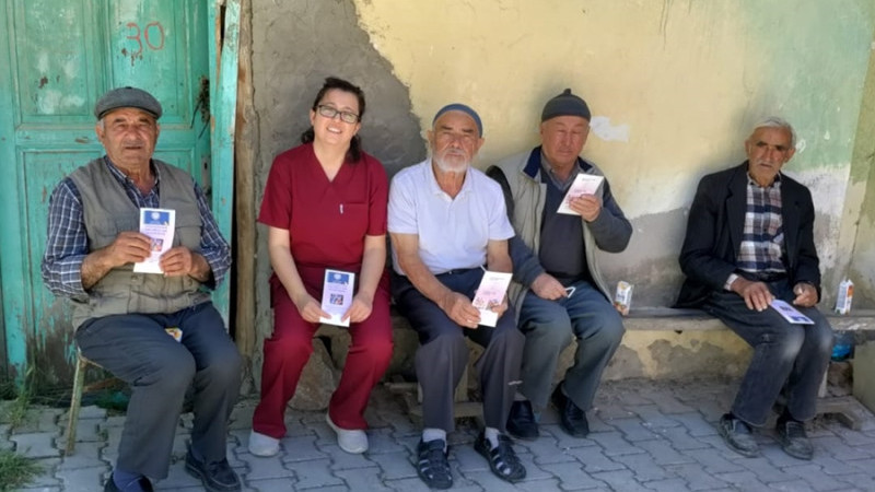 EKİPLER KÖYLERDE BİLGİLENDİRME YAPTI