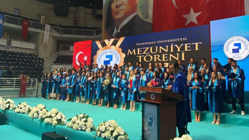 ÇİVRİL ATASAY KAMER MYO 245 ÖĞRENCİSİNİ MEZUN ETTİ 