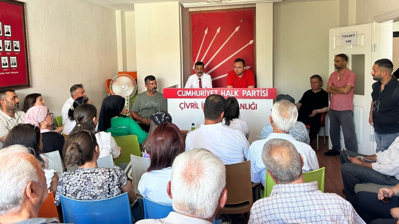 CHP ÇİVRİL ÖRGÜTÜ PARTİ BİNASINDA BAYRAMLAŞTI