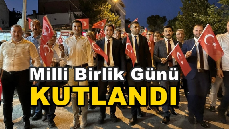 MİLLİ BİRLİK VE DEMOKRASİ YÜRÜYÜŞÜ DEVAM EDİYOR