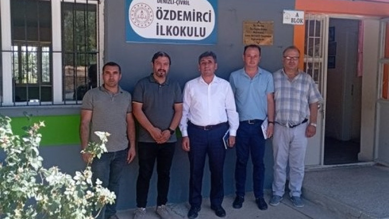 İLÇE MİLLİ EĞİTİM MÜDÜRLÜĞÜ OKULLARIN EKSİKLERİNİ TESPİT EDİYOR