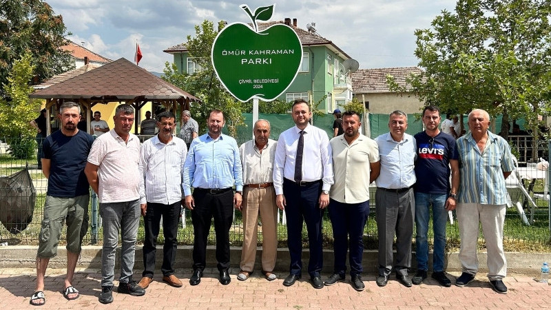 ÖMÜR KAHRAMAN ADINA YAPILAN PARK HİZMETE GİRDİ