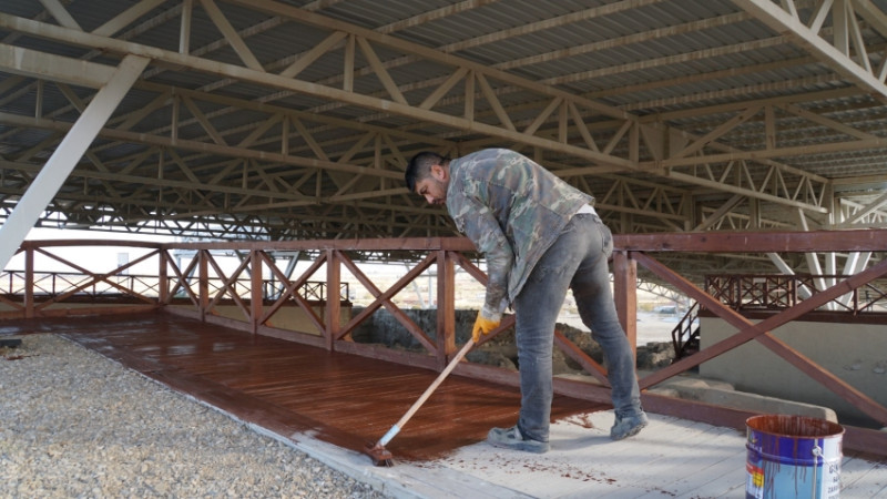 ÇİVRİL BELEDİYESİ BEYCESULTAN HÖYÜĞÜNDE BAKIM ÇALIŞMASI BAŞLATTI