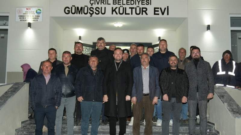 GÜMÜŞSU MAHALLESİ BELEDİYE İFTARINDA BULUŞTU
