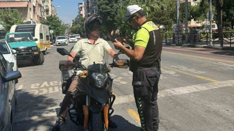 ÇİVRİL EMNİYETİNDEN MOTOSİKLETLERE SIKI DENETİM