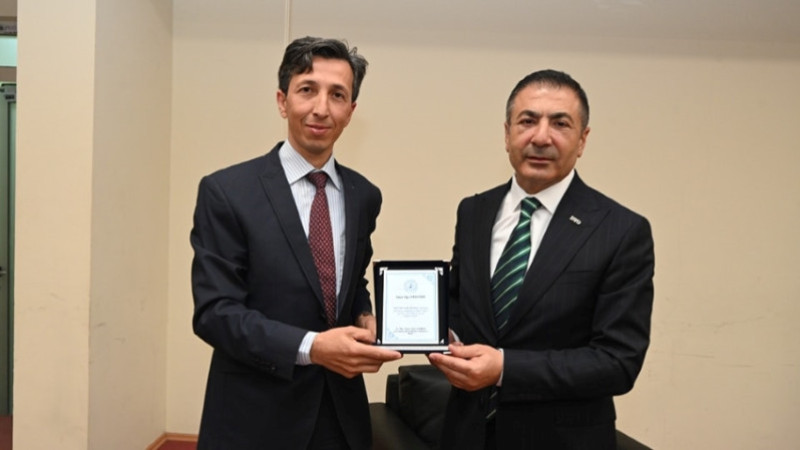 DTO BAŞKANI UĞUR ERDOĞAN ÇİVRİL PAÜ ATASAY KAMER MYO'NUN KONUĞU OLDU