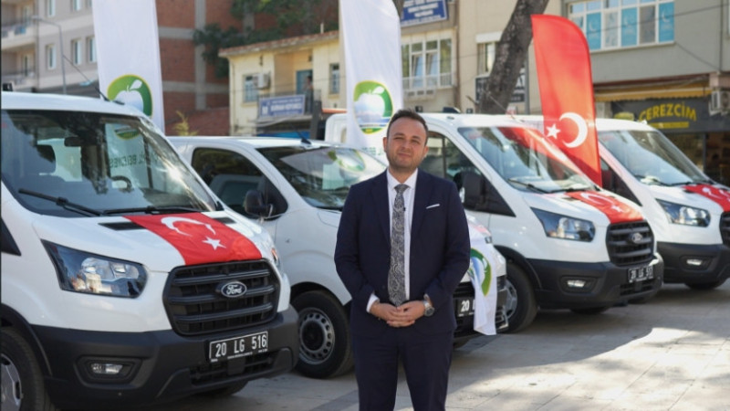 ÇİVRİL BELEDİYESİ  6 YENİ ARACI FİLOSUNA KATTI