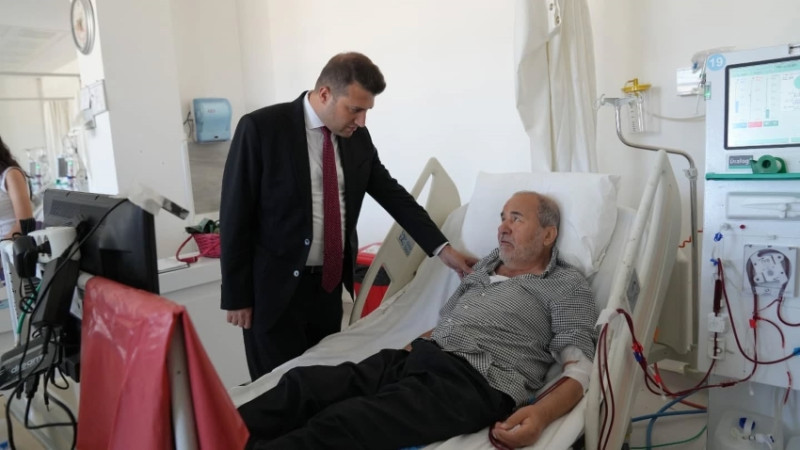 ÇİVRİL KAYMAKAMI FATİH CIDIROĞLU TSM VE HASTANEDE İNCELEME YAPTI