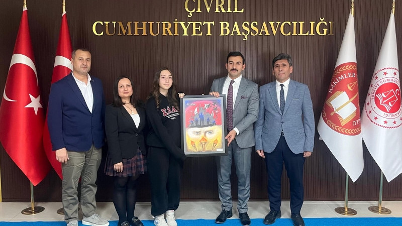 Başsavcı Furkan Sünbül Yetenekli Öğrenciyi Ağırladı