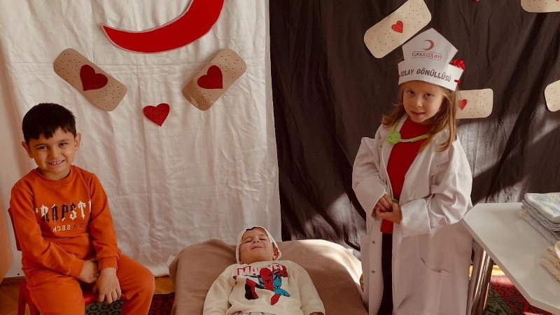 Özel Mucizeler Gündüz Çocuk Bakımevinde Kızılay Haftası Kutlandı