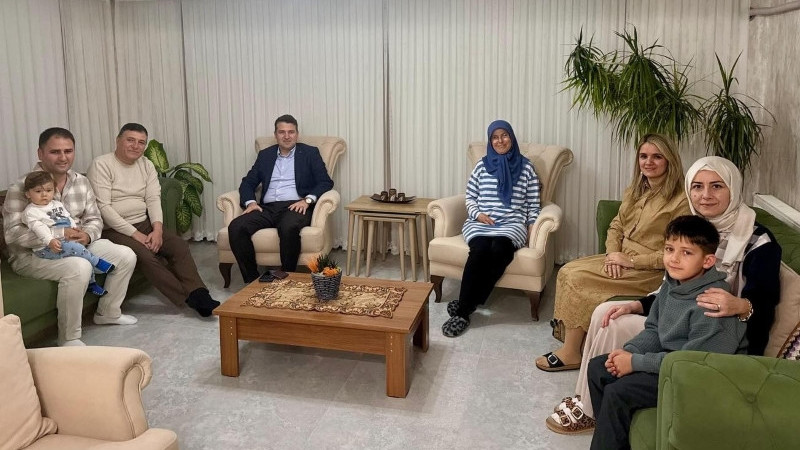 Kaymakam Fatih Cıdıroğlu Şehit Ailesine Misafir Oldu