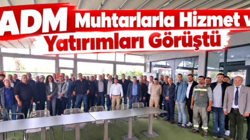 Adm Elektrik Çivril Muhtarlarıyla Buluştu